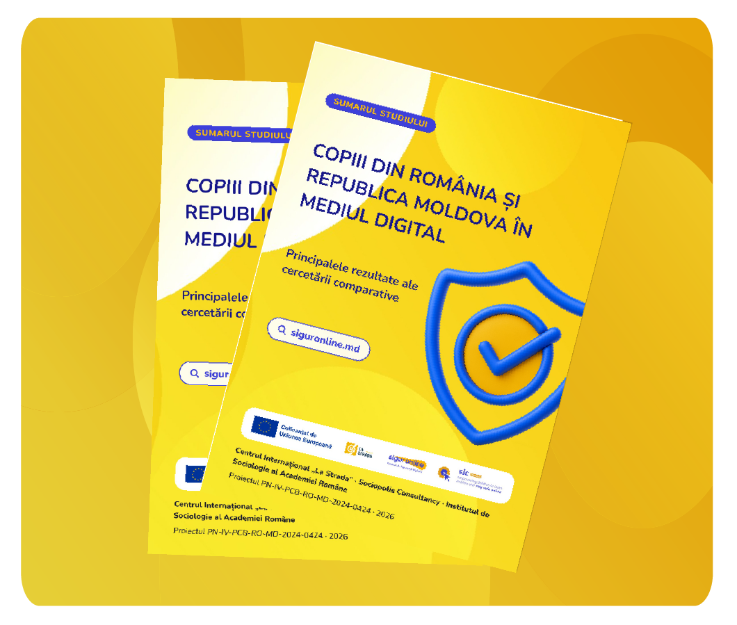 Studiu comparativ: Copiii din Moldova și România, tot mai expuși experiențelor online neplăcute: aproape o treime dintre cei afectați nu cer ajutor.